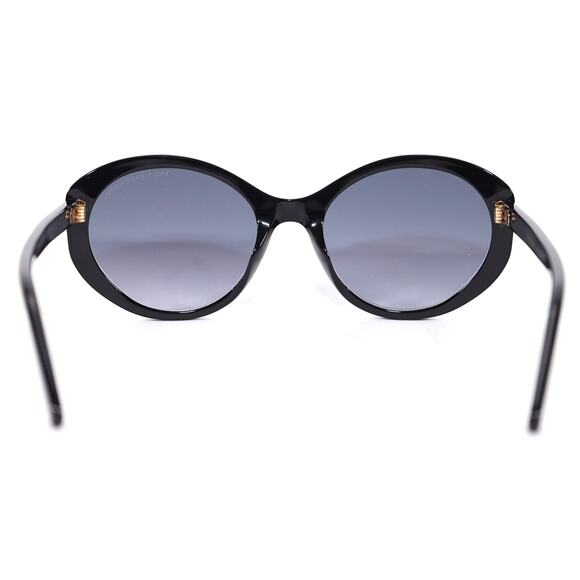 Marc Jacobs Oval Womens Sunglasses - Black / Grey - NWT - Picture 9 of 11